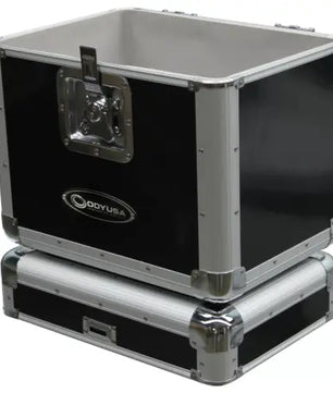 Odyssey KLP2BLK | Holds 70 12in Records | Black Stackable Vinyl Case