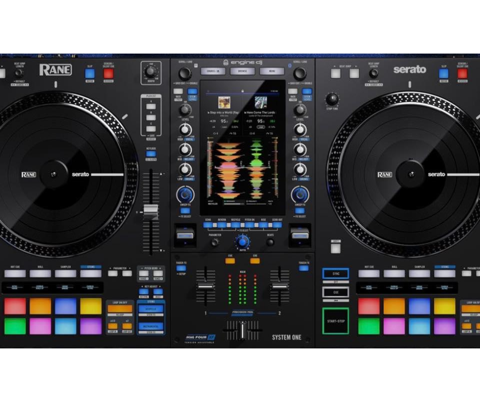 Rane SYSTEM ONE | Motorized Standalone DJ System with Stems | Engine DJ + Touch FX + 7" Screen