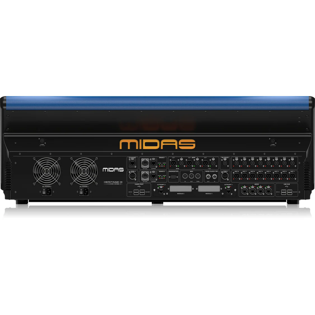 Midas MDS-HD96-24-CC-IP | 144-Channel Digital Mixing Console | 96kHz, 21" Touchscreen, Dual Redundant PSU
