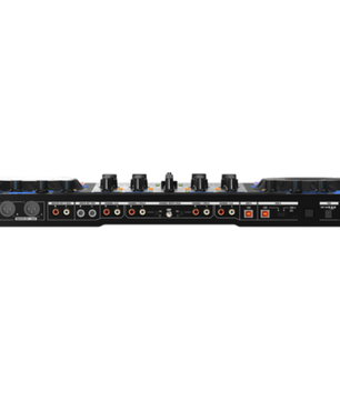 Reloop Mixon 8 Pro | 4-Deck Hybrid DJ Controller | Dual USB, Jog Displays & Standalone Mixer