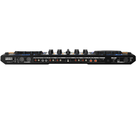 Reloop Mixon 8 Pro | 4-Deck Hybrid DJ Controller | Dual USB, Jog Displays & Standalone Mixer