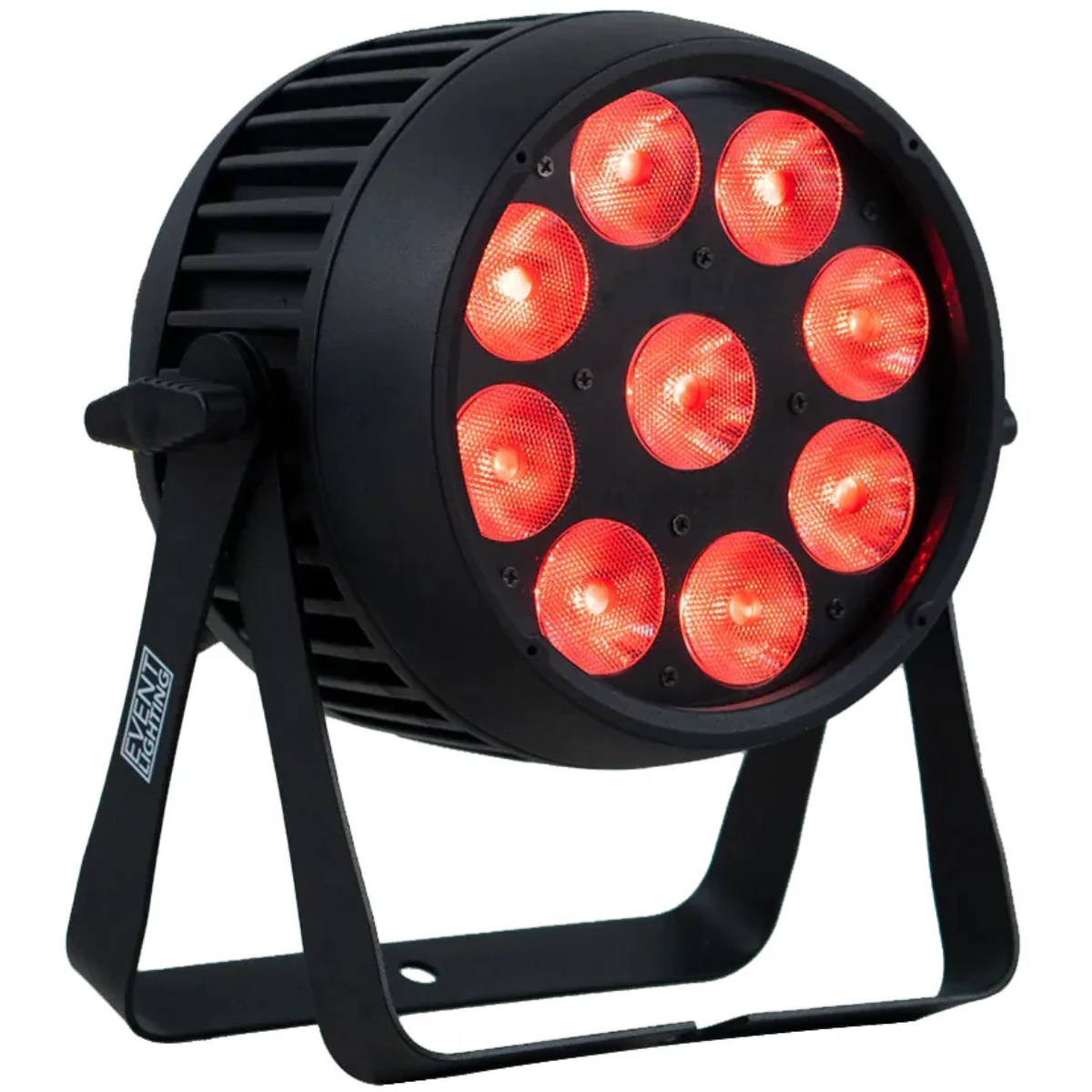 Event Lighting PAR9X12BH-IP | 9 x 12W RGBWAU LEDs | IP65 Battery PAR with Wireless DMX