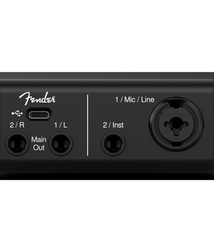 Fender AudioBox GO | 2x2 USB-C Audio Interface | Compact Mobile Recording