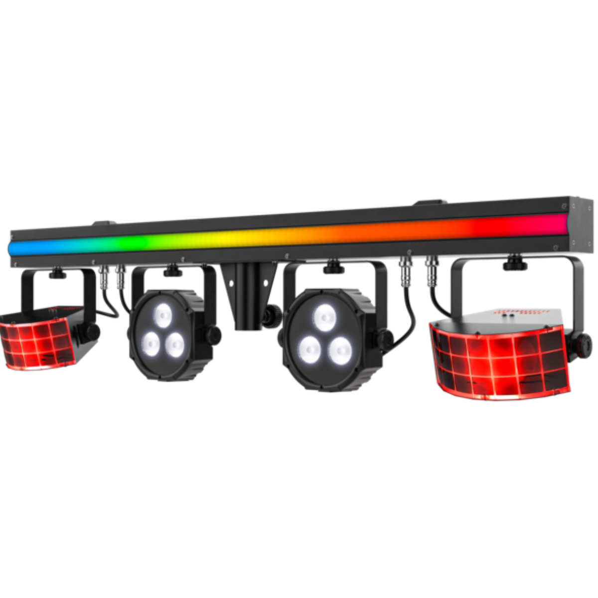 Chauvet DJ GigBAR 3 ILS | 3-in-1 Derby Par Strip System | Complete Lighting System with Tripod & Control