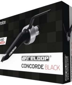 Reloop Concorde Black | Spherical Stylus DJ Cartridge | Balanced Sound with Low Vinyl Wear