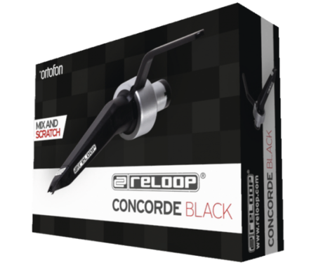 Reloop Concorde Black | Spherical Stylus DJ Cartridge | Balanced Sound with Low Vinyl Wear