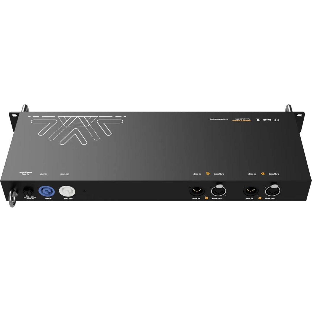 Blizzard Lighting Pipeline Splitterally 8 | 1U Rackmount 8-Way DMX Splitter & Booster (1x8 or 2x4 Mode)