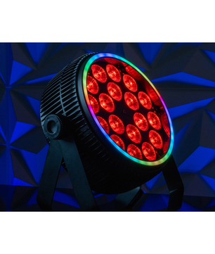 ColorKey Halo Par HEX 18P | 18x10W RGBWA+UV LEDs | 6-Zone Pixel Wash with 34-Zone Halo