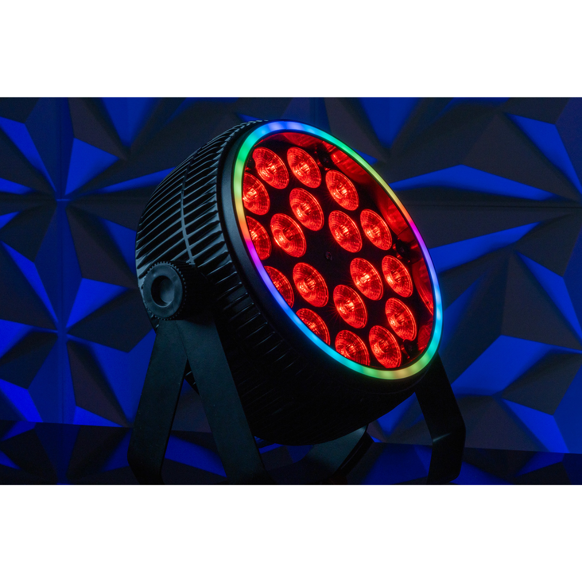 ColorKey Halo Par HEX 18P | 18x10W RGBWA+UV LEDs | 6-Zone Pixel Wash with 34-Zone Halo