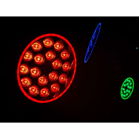 ColorKey Halo Par HEX 18P | 18x10W RGBWA+UV LEDs | 6-Zone Pixel Wash with 34-Zone Halo