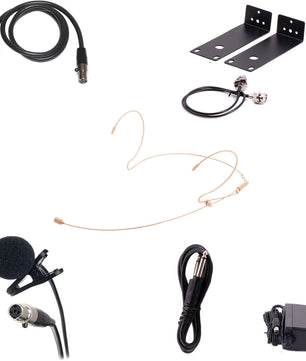 CAD WX1800BP | Bodypack UHF Wireless System w/ Lavalier, Headset & Instrument Cable | 394ft Range, 100 Channels