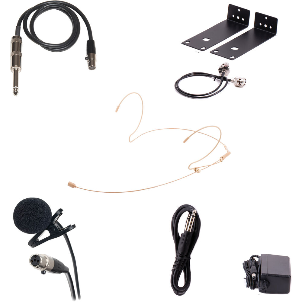 CAD WX1800BP | Bodypack UHF Wireless System w/ Lavalier, Headset & Instrument Cable | 394ft Range, 100 Channels