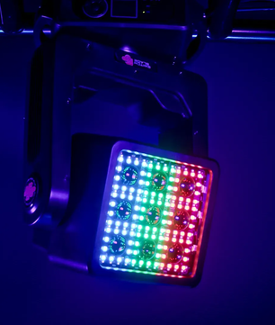 Blizzard Lighting Switchblade Flip | Dual-Face Beam/Wash Moving Head | RGBW Zoom + Pixel Mapping