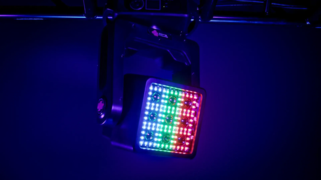 Blizzard Lighting Switchblade Flip | Dual-Face Beam/Wash Moving Head | RGBW Zoom + Pixel Mapping