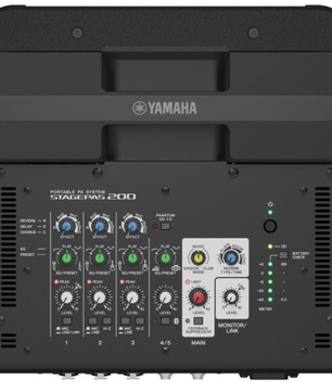 Yamaha STAGEPAS200BTR | Battery Powered Portable PA | 180W Mixer Speaker with Bluetooth
