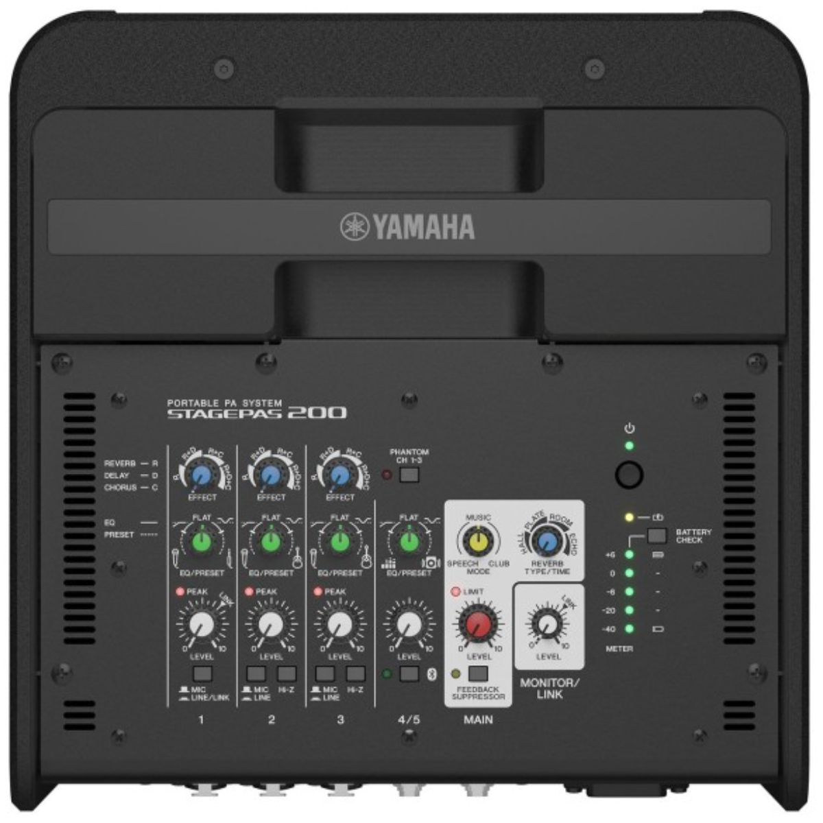 Yamaha STAGEPAS200BTR | Battery Powered Portable PA | 180W Mixer Speaker with Bluetooth