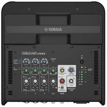 Yamaha STAGEPAS200BTR | Battery Powered Portable PA | 180W Mixer Speaker with Bluetooth