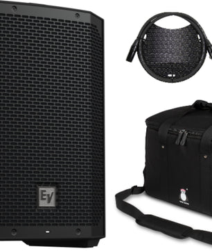 Electro-Voice Everse 8 Package | Portable PA System | Battery Speaker with Cover & Wireless Mic