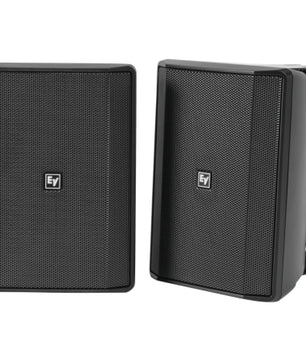 Electro-Voice EVID-S5.2XB | 5.25in IP65 Surface Speaker Pair | Black 70V/100V Install Speakers