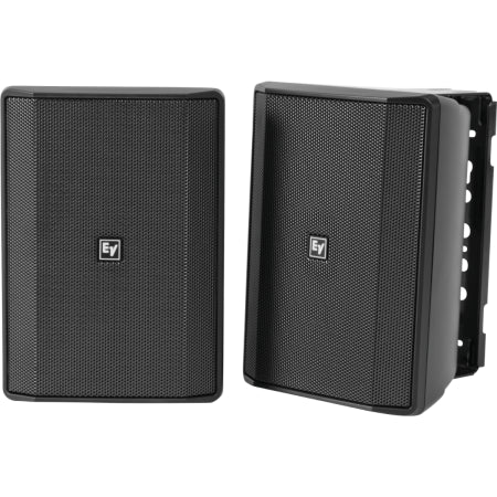Electro-Voice EVID-S5.2XB | 5.25in IP65 Surface Speaker Pair | Black 70V/100V Install Speakers