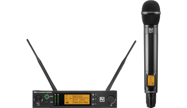 Electro-Voice RE3-ND76 (Freq: 5L) | UHF Wireless Mic System with ND76 Cardioid Capsule