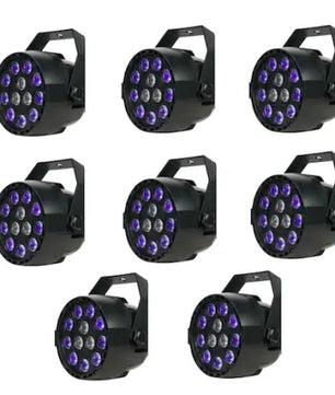 Eliminator Mini Par UVW LED 8pc Pack