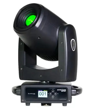 Eliminator Stryker Spot | 150W LED Moving Head | Zoom, Focus, Dual Prisms & Rotating Gobos