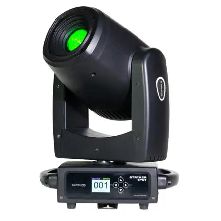 Eliminator Stryker Spot | 150W LED Moving Head | Zoom, Focus, Dual Prisms & Rotating Gobos