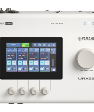 Yamaha URX22 W | 32-Bit Audio Interface with Touchscreen | Dual USB-C for Streaming & Production