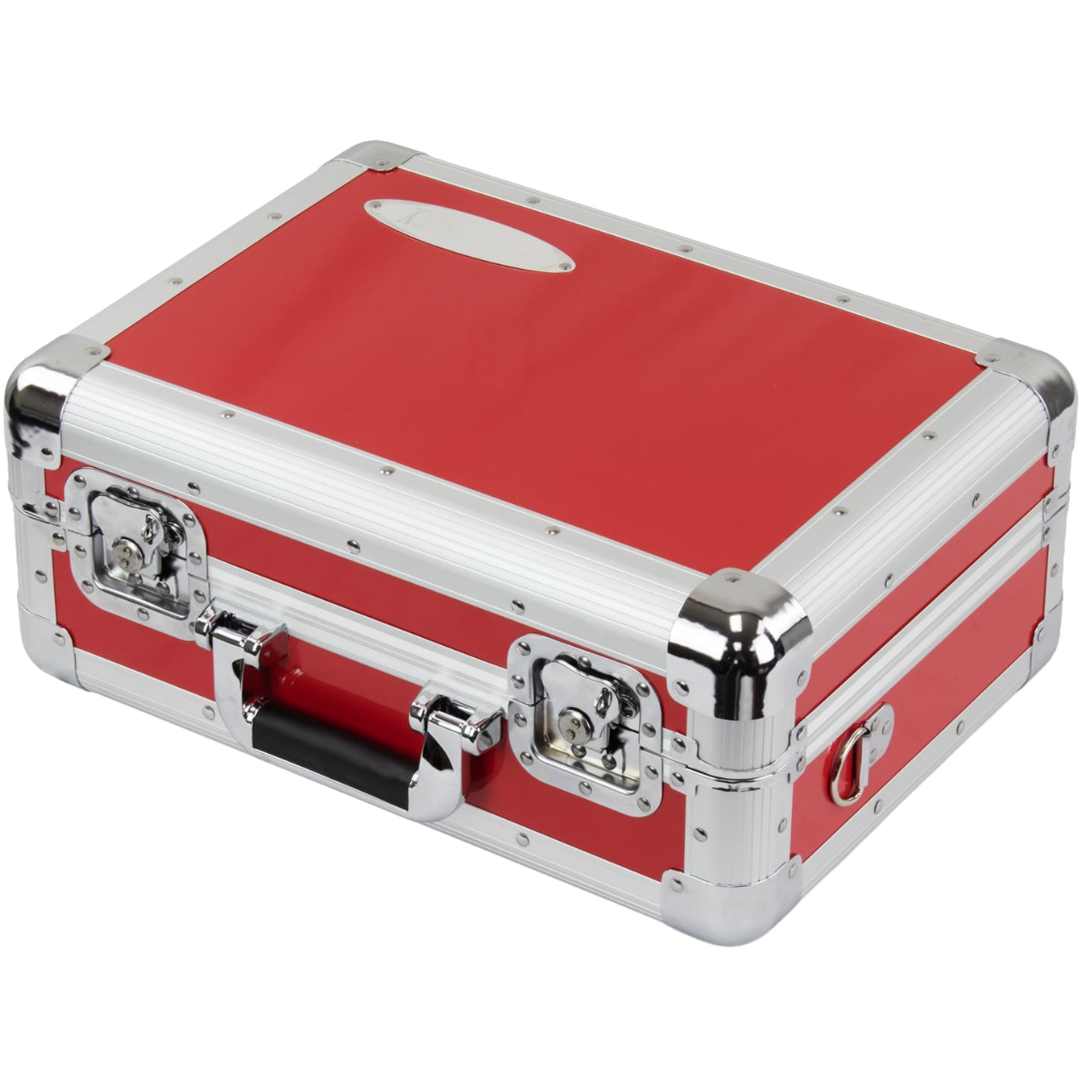 Odyssey KRP7RED | KROM Series Case for Reloop RP7 | Red Aluminum Carrying Case