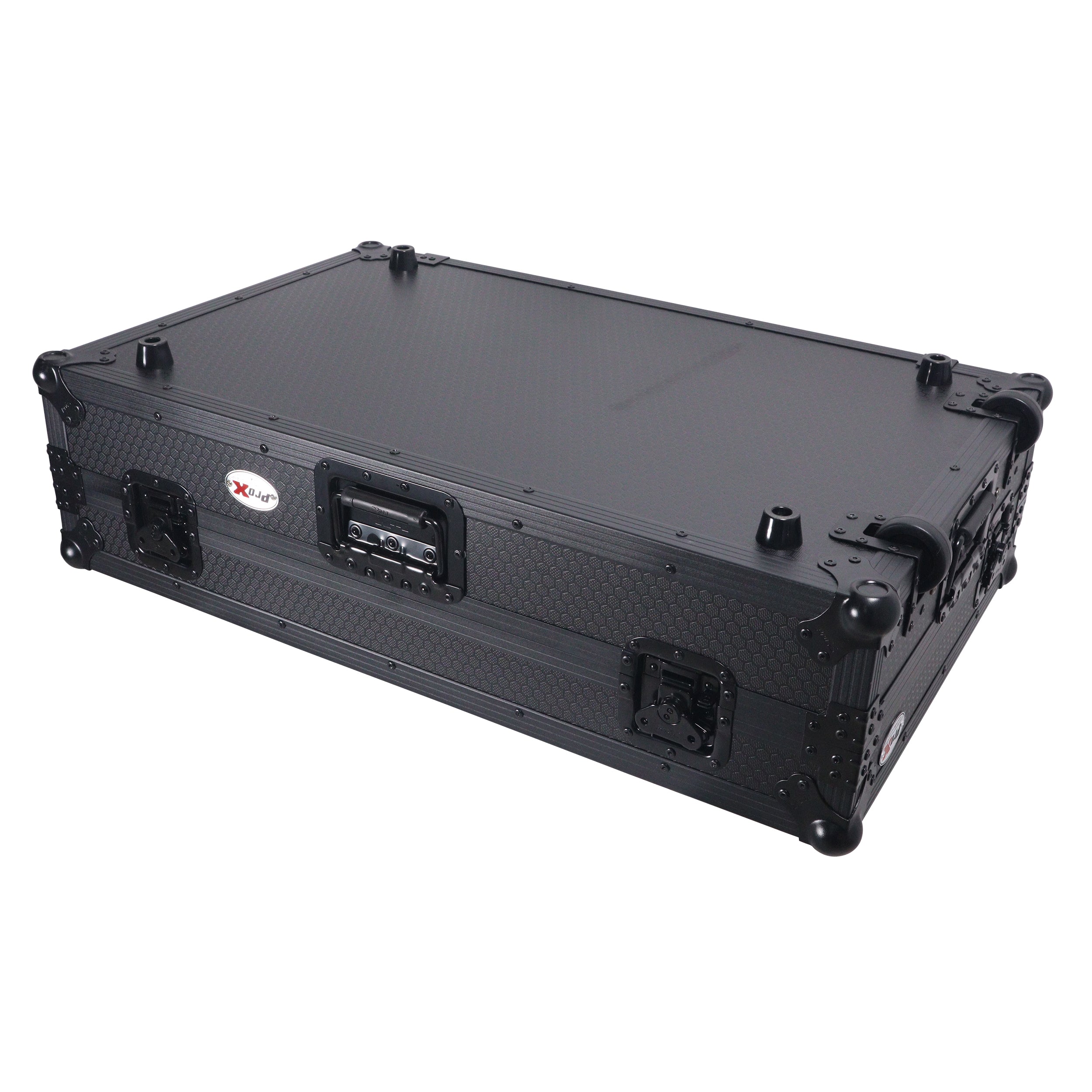 ProX XS-RANESYSONEWLTBLLED | Flight Case for RANE SYSTEM ONE | LED Laptop Shelf & 1U Rack Space