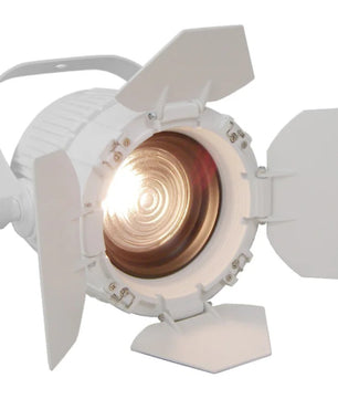 Event Lighting F96VW-WH | 96W Variable White Fresnel | Manual Zoom 20°–50° White Housing