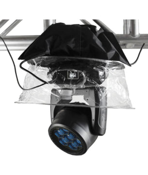 Event Lighting RAINCM | Rain Cover for Double Mount Fixtures | Flame Retardant Outdoor Protection