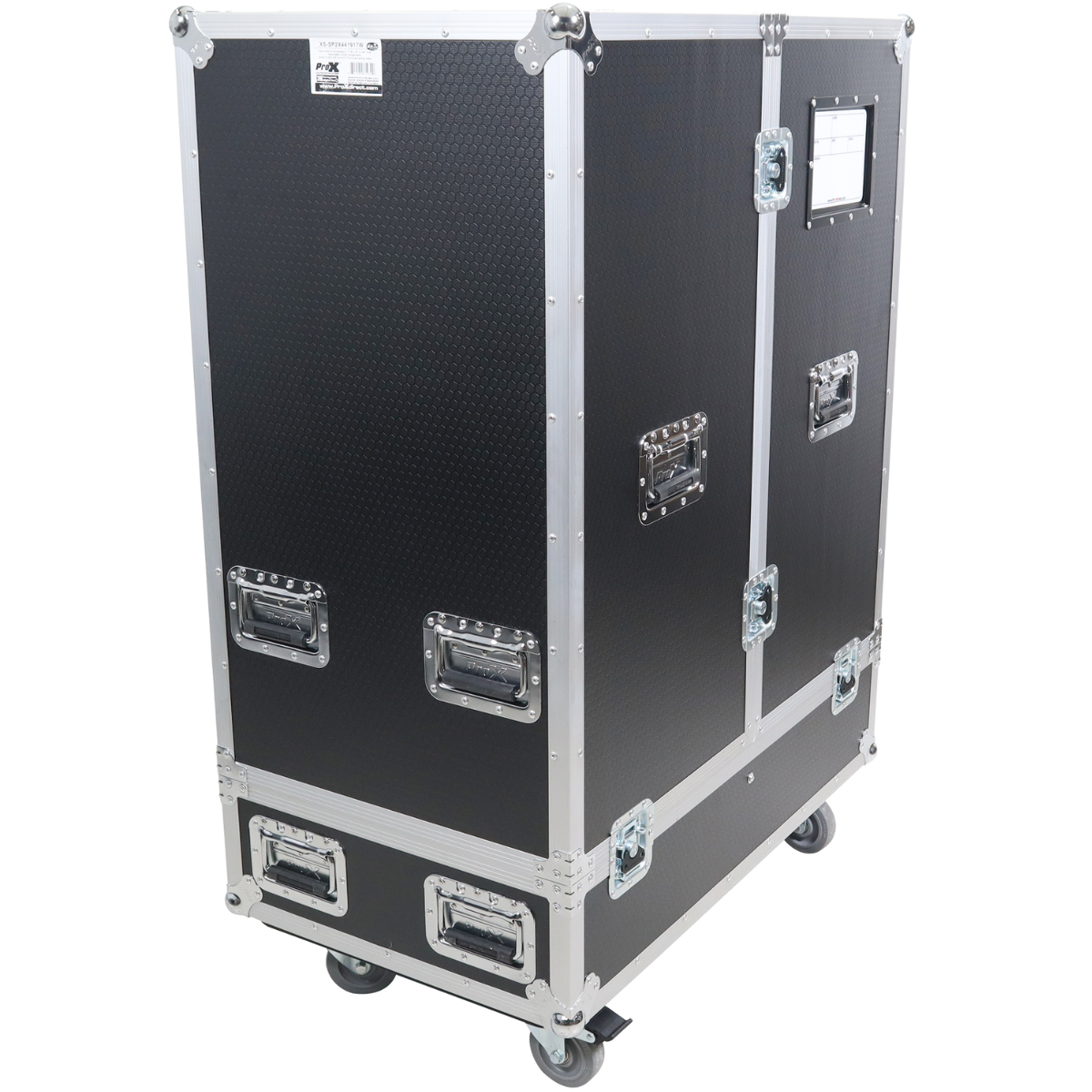ProX XS SP2X441917W | Dual ATA Speaker Flight Case | Fits 44x19x17 in Cabinets
