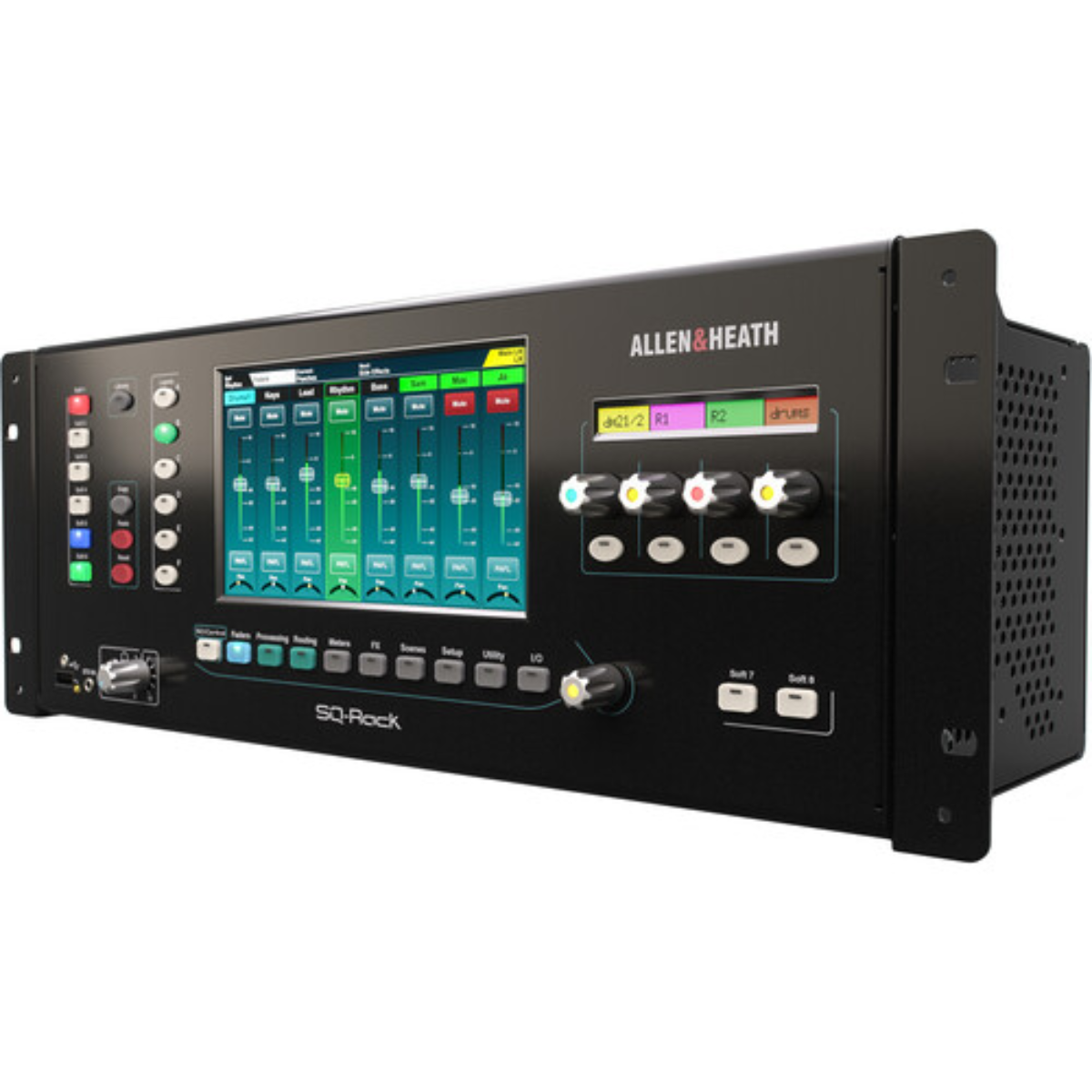 Allen & Heath AH-SQ-RACK | 48-Channel 96kHz Digital Mixer | 4 RU Rackmount Control