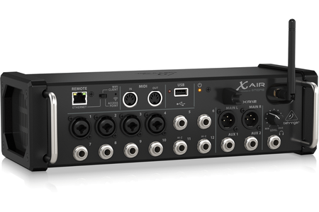 Behringer XR12 | 12 Input Digital Mixer with WiFi | Tablet Controlled Rack Mixer with USB Recording
