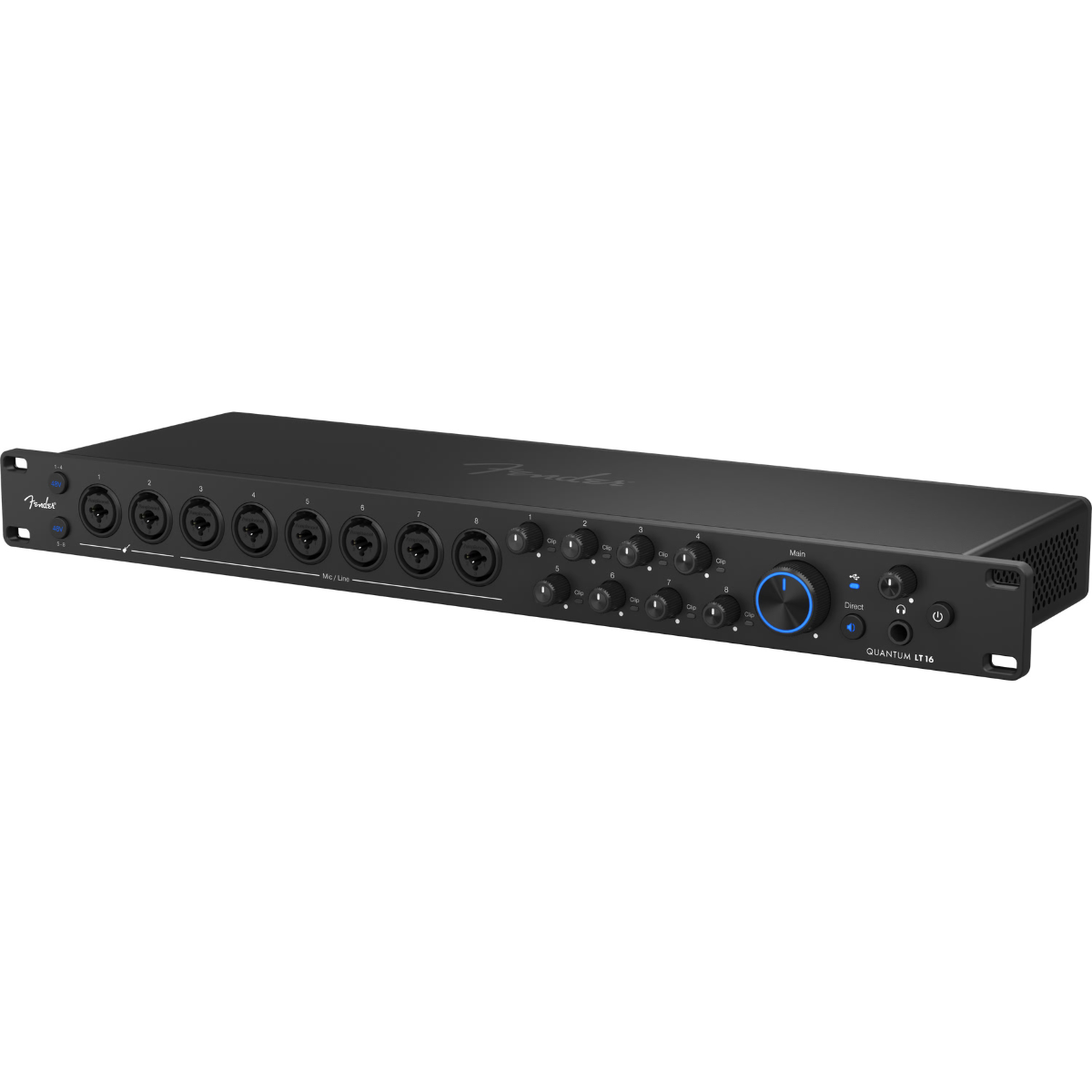 Fender Quantum LT 16 | 16x8 USB-C Audio Interface | 8 MAX-HD Mic Preamps