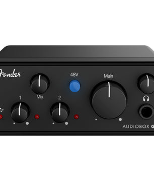 Fender AudioBox GO | 2x2 USB-C Audio Interface | Compact Mobile Recording
