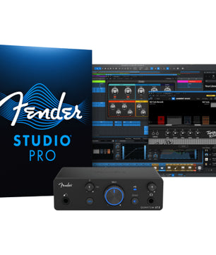 Fender Quantum LT 2 | 2x2 USB-C Interface | 75dB MAX-HD Preamp with Loopback