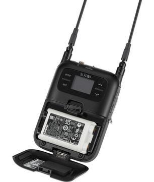 Shure SLXD5PLUS--G57 | Camera-Mount Digital Receiver | 470-608 MHz with AES-256 Encryption