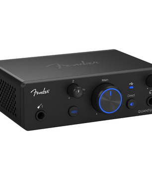 Fender Quantum LT 2 | 2x2 USB-C Interface | 75dB MAX-HD Preamp with Loopback