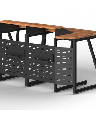 Wavebone Space Station 12U | Modular Studio Workstation | 12U Rack Set with Expandable Design