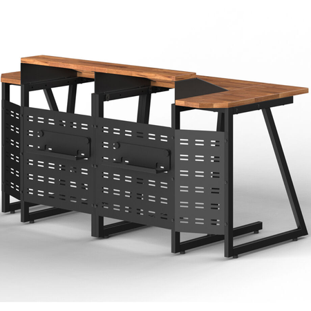 Wavebone Space Station 12U | Modular Studio Workstation | 12U Rack Set with Expandable Design