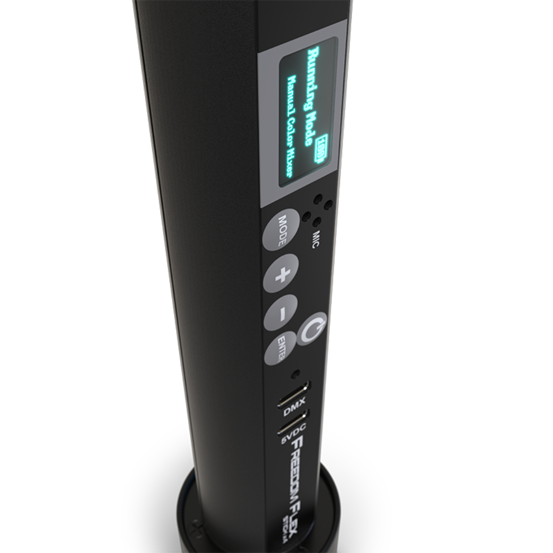 Chauvet DJ Freedom Flex Stick X4 | Wireless RGB+WW LED Sticks | Removable Batteries + DMX & Case