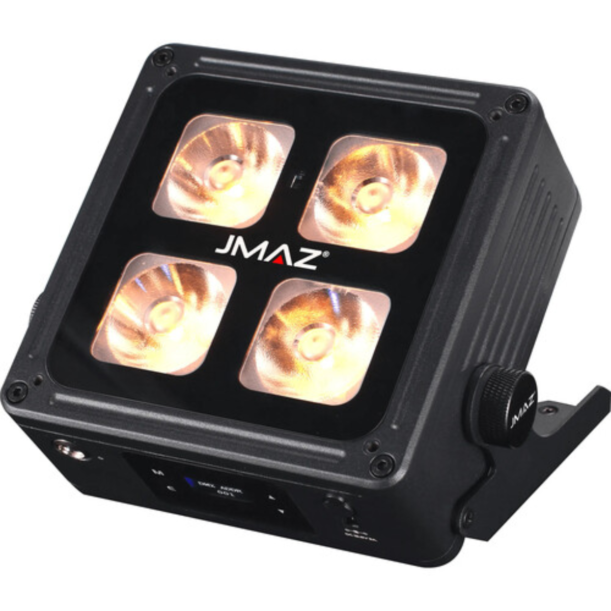 JMAZ Mad Par 4IP 6-Pack | 6x 60W RGBAW+UV, IP65 Uplights | Battery Uplight Kit with Flight Case