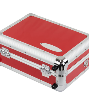 Odyssey KRP7RED | KROM Series Case for Reloop RP7 | Red Aluminum Carrying Case