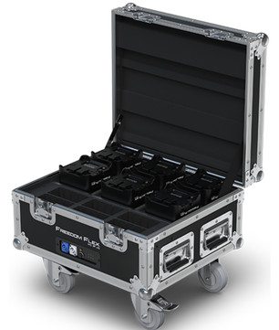 Chauvet DJ Freedom Flex H9 IP X6 | 100% Wireless Hex LED Uplight Kit | IP54 Outdoor-Ready with Charging Case