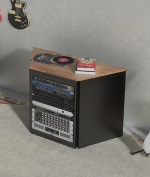 Wavebone Satel 13U Rackmount Case | 13U Studio Rack Cabinet | Removable Panels with Heat Dissipation