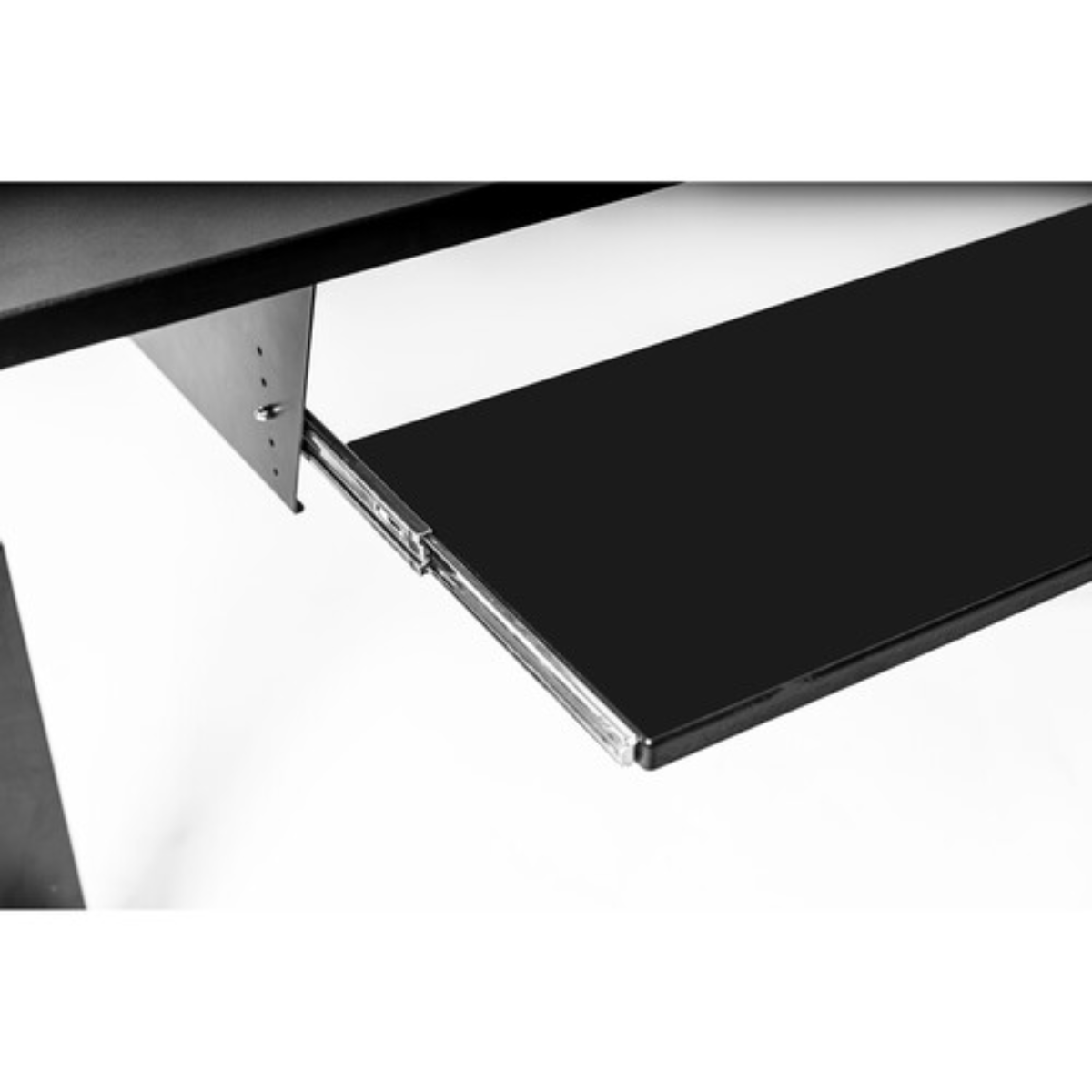 Wavebone Starship Black | Height Adjustable Studio Desk | Standing Workstation with Keyboard Tray