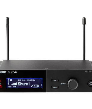 Shure SLXD124+/85M-G57 | Handheld SM58 + Lavalier Wireless System | 24-bit Audio & Dual Transmitter Flexibility